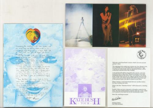 Kate Bush Kate Bush Tour - Complete + Ticket Stub tour programme UK BUSTRKA656226