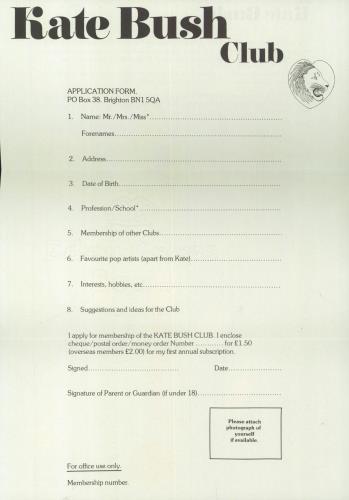 Kate Bush Kate Bush Tour - Complete + Ticket Stub tour programme UK BUSTRKA656226