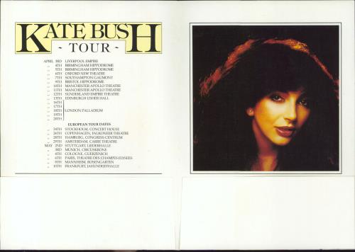 Kate Bush Kate Bush Tour - Complete + Ticket Stub tour programme UK BUSTRKA656226