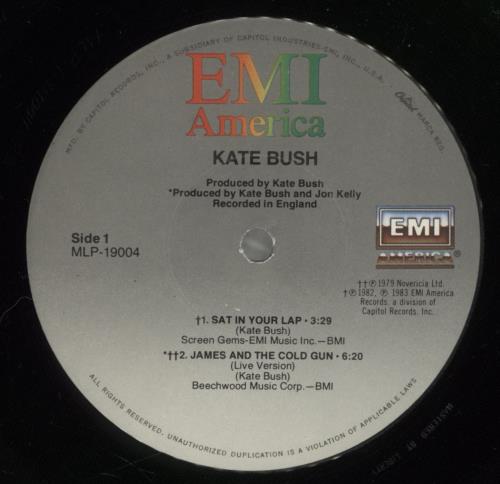 Kate Bush Kate Bush vinyl LP album (LP record) US BUSLPKA667197