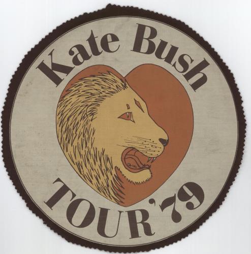 Kate Bush Lionheart Patch memorabilia UK BUSMMLI890707