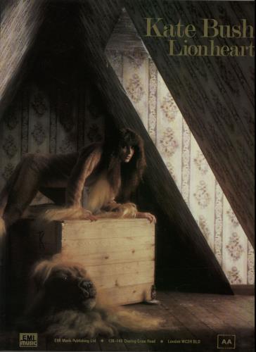 Kate Bush Lionheart book UK BUSBKLI646495