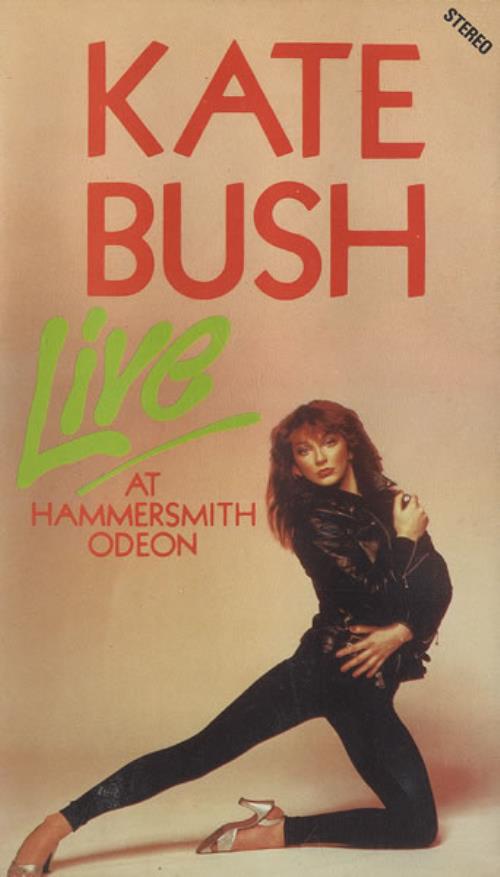 Kate Bush Live At Hammersmith Odeon - 1st video (VHS or PAL or NTSC) UK BUSVILI113337