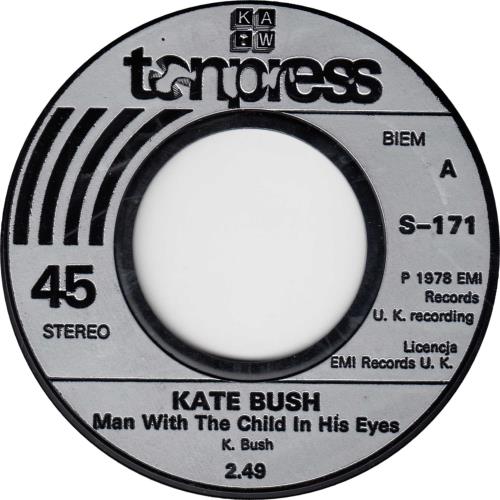 Kate Bush Man With The Child In His Eyes + Picture Sleeve - EX 7" vinyl single (7 inch record / 45) Polish BUS07MA155851