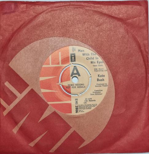Kate Bush Man With The Child In His Eyes - A Label 7" vinyl single (7 inch record / 45) UK BUS07MA32702