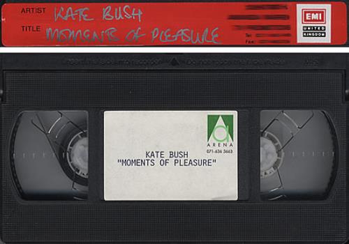 Kate Bush Moments Of Pleasure video (VHS or PAL or NTSC) UK BUSVIMO24042