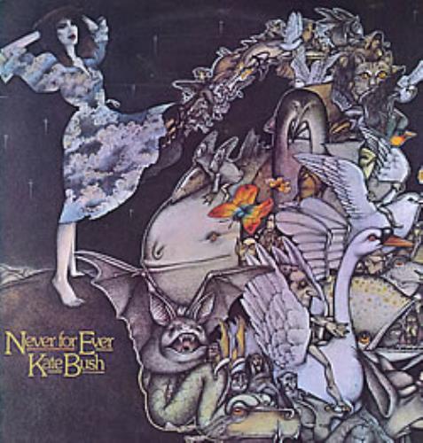 Kate Bush Never For Ever - Promo Stamped vinyl LP album (LP record) Colombian BUSLPNE280278