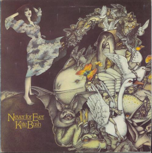 Kate Bush Never For Ever - WOS vinyl LP album (LP record) Greek BUSLPNE775359