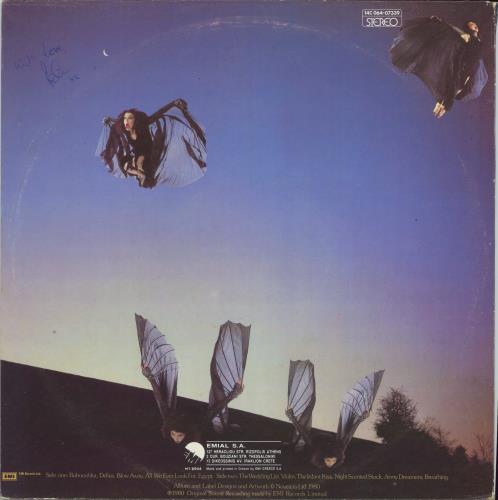 Kate Bush Never For Ever - WOS vinyl LP album (LP record) Greek BUSLPNE775359