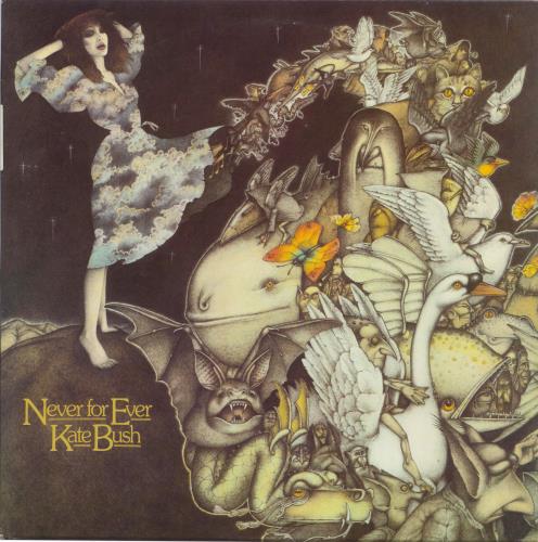 Kate Bush Never For Ever vinyl LP album (LP record) US BUSLPNE814352