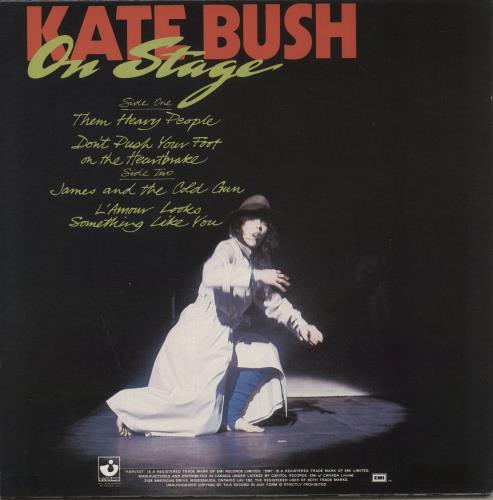 Kate Bush On Stage EP - Maroon Labels 12" vinyl single (12 inch record / Maxi-single) Canadian BUS12ON878154