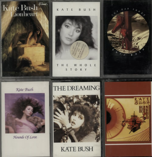 Kate Bush Quantity of Seven Cassette Albums cassette album UK BUSCLQU612300