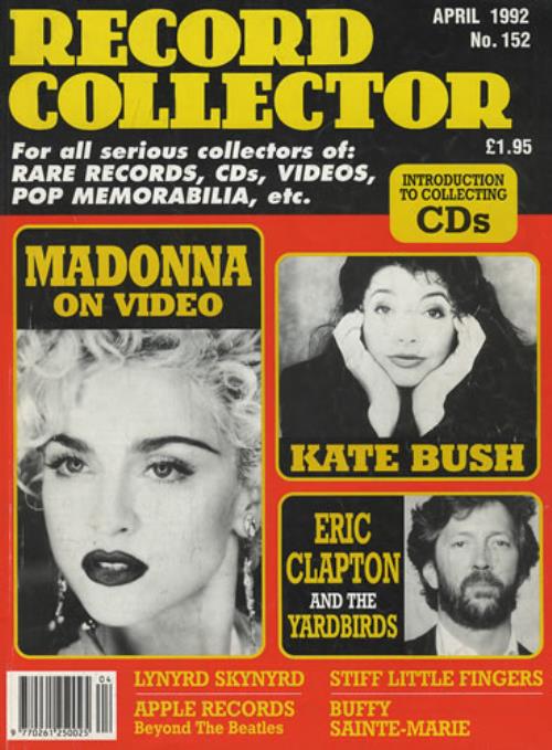 Kate Bush Record Collector - April 1992 magazine UK BUSMARE406783