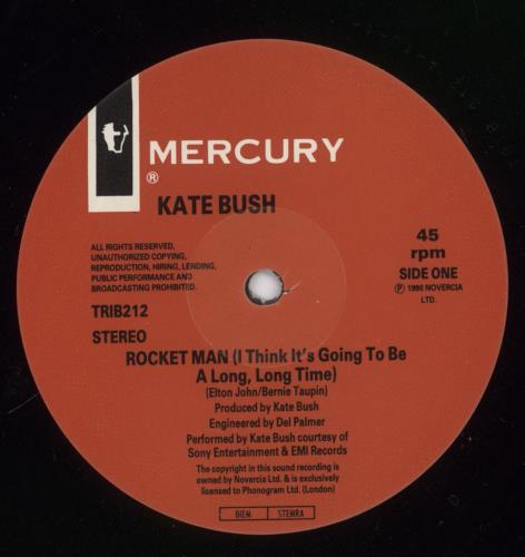 Kate Bush Rocket Man 12" vinyl single (12 inch record / Maxi-single) UK BUS12RO31426