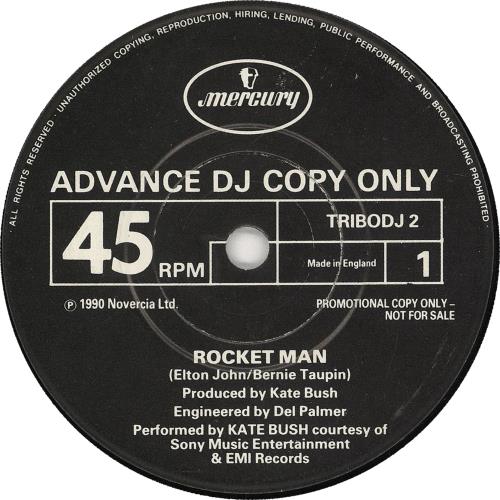 Kate Bush Rocket Man 7" vinyl single (7 inch record / 45) UK BUS07RO00364