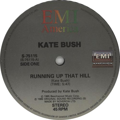 Kate Bush Running Up That Hill 12" vinyl single (12 inch record / Maxi-single) Canadian BUS12RU666923