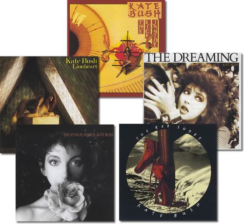 Kate Bush Set Of 5 CD Albums CD album (CDLP) Dutch BUSCDSE388517
