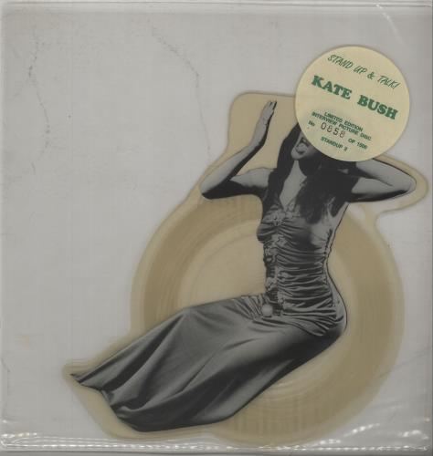 Kate Bush Stand Up & Talk shaped picture disc (picture disc vinyl record) UK BUSSHST10957