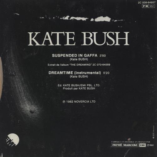 Kate Bush Suspended In Gaffa 7" vinyl single (7 inch record / 45) French BUS07SU755979