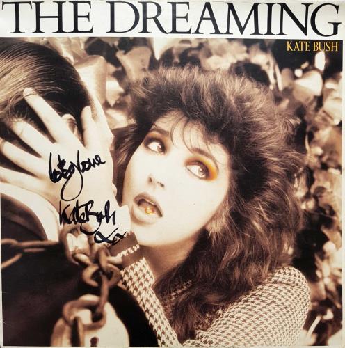 Kate Bush The Dreaming - Autographed vinyl LP album (LP record) UK BUSLPTH258151