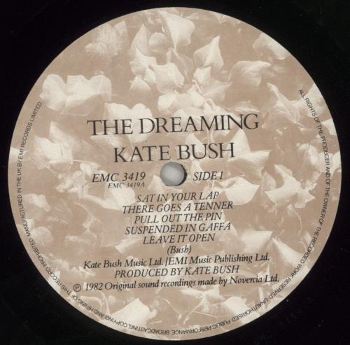 Kate Bush The Dreaming - Barcoded Sleeve vinyl LP album (LP record) UK BUSLPTH878155