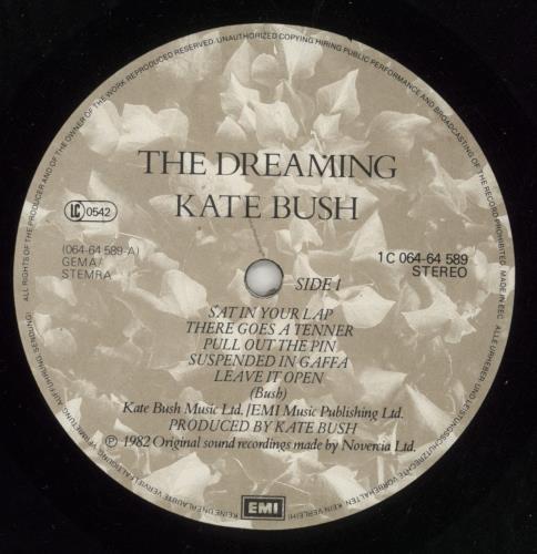Kate Bush The Dreaming vinyl LP album (LP record) Dutch BUSLPTH569627