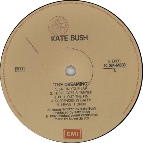 Kate Bush The Dreaming vinyl LP album (LP record) Italian BUSLPTH667199