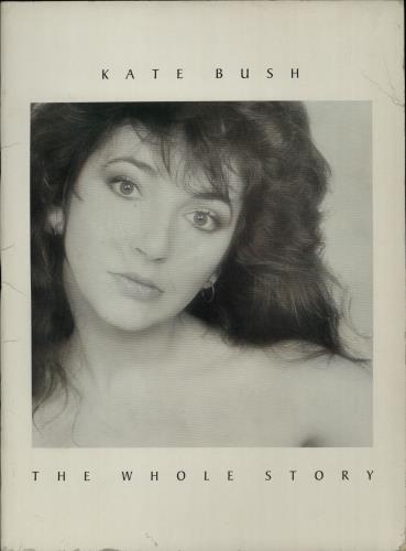 Kate Bush The Whole Story + Poster book UK BUSBKTH646496
