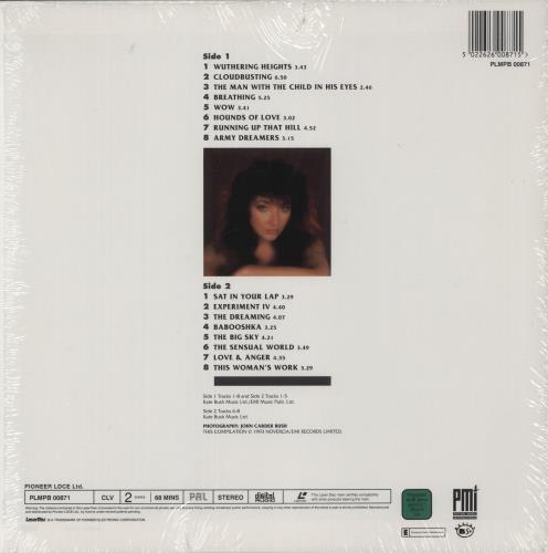 Kate Bush The Whole Story 1993 - Shrink laserdisc / lazerdisc German BUSLZTH874875