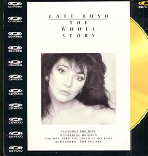 Kate Bush The Whole Story laserdisc / lazerdisc German BUSLZTH163893