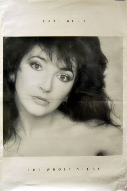 Kate Bush The Whole Story poster UK BUSPOTH618866