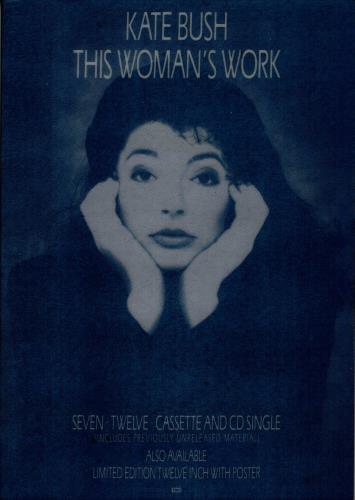 Kate Bush This Woman's Work display UK BUSDITH161458