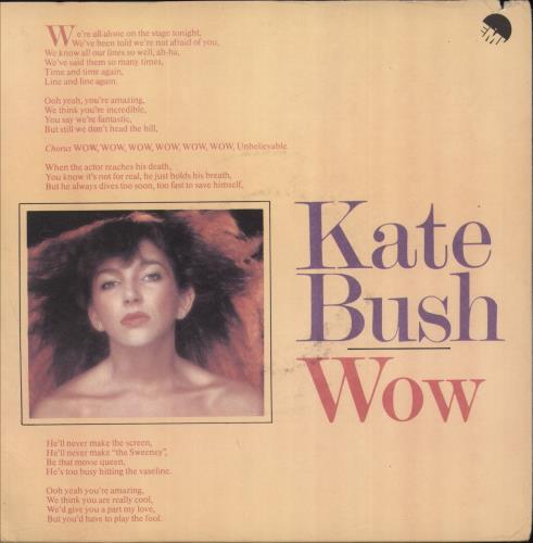 Kate Bush Wow 7" vinyl single (7 inch record / 45) Italian BUS07WO68451