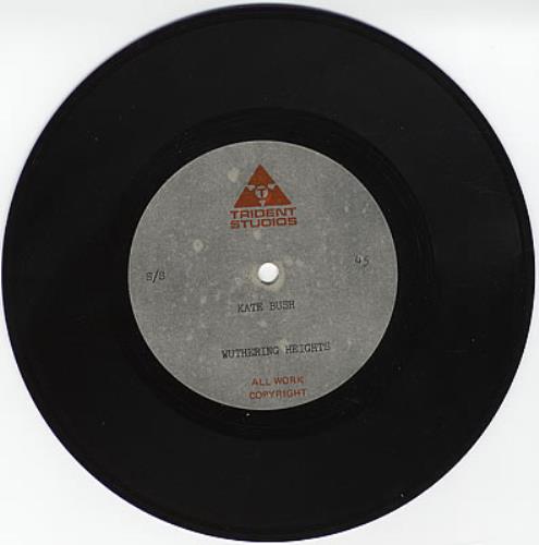 Kate Bush Wuthering Heights acetate UK BUSATWU373536