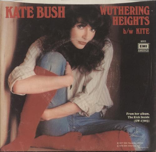 Kate Bush Wuthering Heights 7" vinyl single (7 inch record / 45) US BUS07WU419691