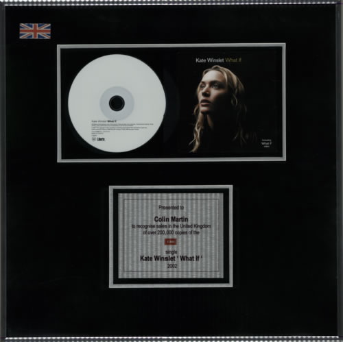 Kate Winslet What If in-house award disc UK KWIAIWH601007
