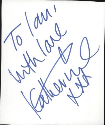 Katherine Jenkins Autograph memorabilia UK KJEMMAU734974
