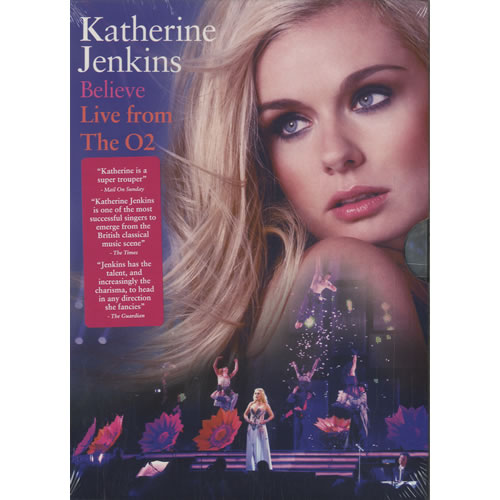 Katherine Jenkins Believe - Live From The O2 - Sealed DVD UK KJEDDBE534541