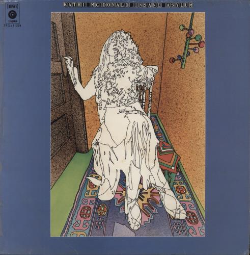 Kathi McDonald Insane Asylum vinyl LP album (LP record) US K9SLPIN648939