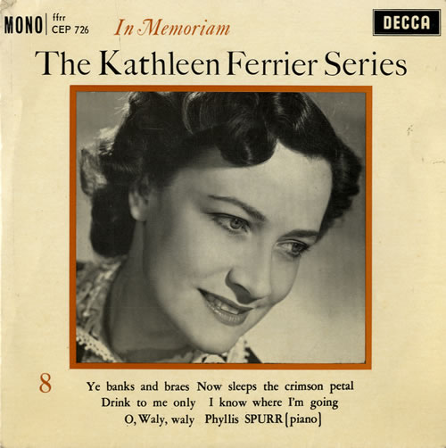 Kathleen Ferrier In Memoriam 8 EP 7" vinyl single (7 inch record / 45) UK KFE07IN551186