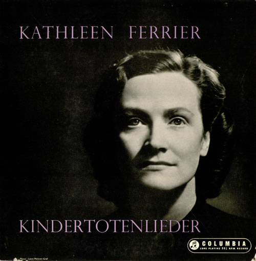 Kathleen Ferrier Kindertotenlieder 10" vinyl single (10 inch record) UK KFE10KI525176