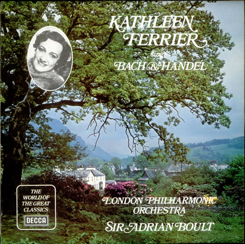 Kathleen Ferrier Sings Bach & Handel vinyl LP album (LP record) UK KFELPSI532483