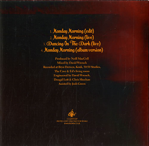 Kathryn Williams Monday Morning CD single (CD5 / 5") UK KWMC5MO607486