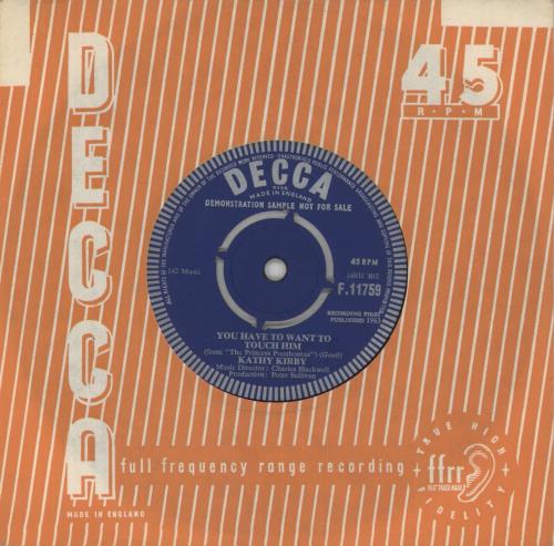 Kathy Kirby Secret Love 7" vinyl single (7 inch record / 45) UK KKB07SE881101