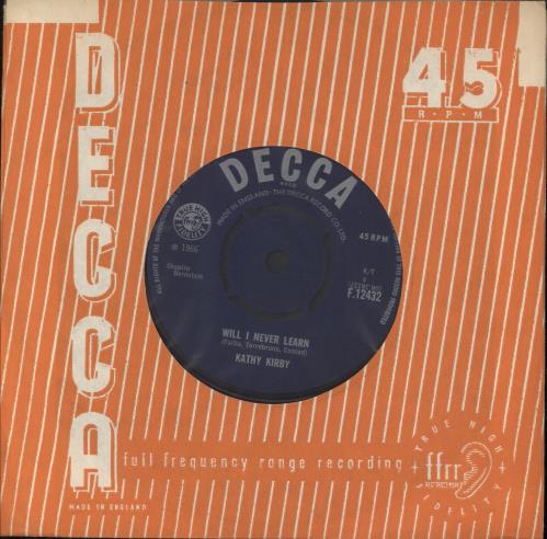 Kathy Kirby The Adam Adamant Theme 7" vinyl single (7 inch record / 45) UK KKB07TH779023