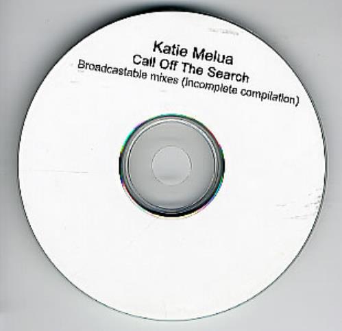Katie Melua Call Off The Search - Broadcastable Mixes CD-R acetate UK KATCRCA290929