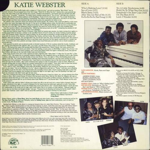 Katie Webster The Swamp Boogie Queen - Hype Sticker vinyl LP album (LP record) UK KFZLPTH775030