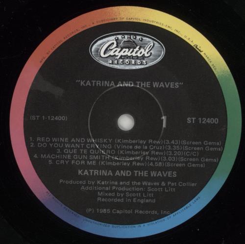 Katrina & The Waves Katrina & The Waves vinyl LP album (LP record) Australian KTWLPKA874760