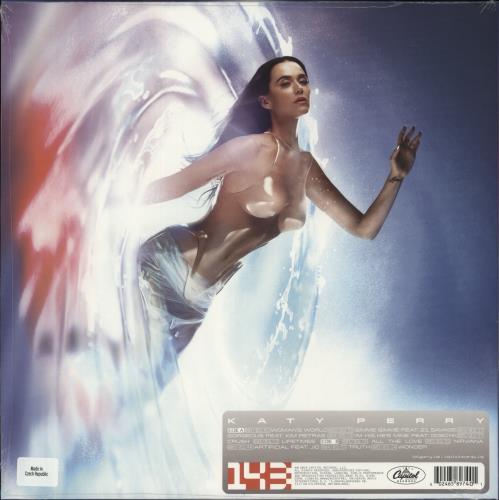 Katy Perry 143 - Silver Vinyl / Exclusive Artwork - Sealed + Autographed Print vinyl LP album (LP record) UK KT3LPSI873313