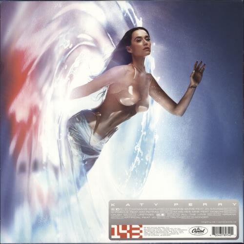 Katy Perry 143 - Silver Vinyl vinyl LP album (LP record) UK KT3LPSI855091